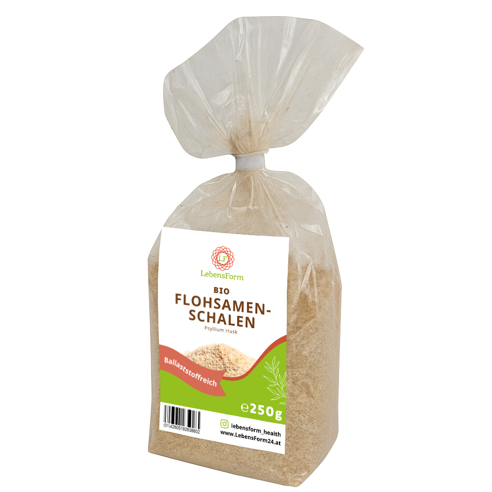LebensForm Flohsamenschalen Bio 250g